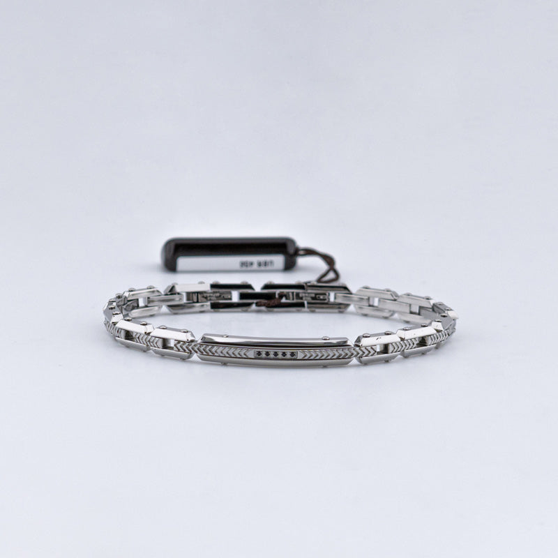 Bracciale Faces Acciaio Comete Uomo UBR 456