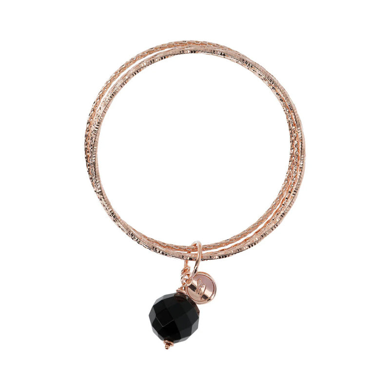 Bracciale Gioiello Multifilo Rigido Pietra Tonda Bronzallure WSBZ01386.BO