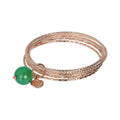 Bracciale Gioiello Multifilo Rigido Pietra Tonda Bronzallure WSBZ01386.GAG