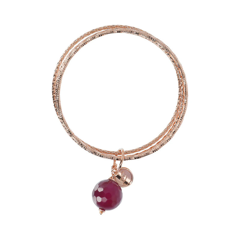 Bracciale Gioiello Multifilo Rigido Pietra Tonda Bronzallure WSBZ01386.PA