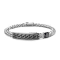 Bracciale Grumetta Argento 925‰ Pietra Onice Nera Zancan ESB072