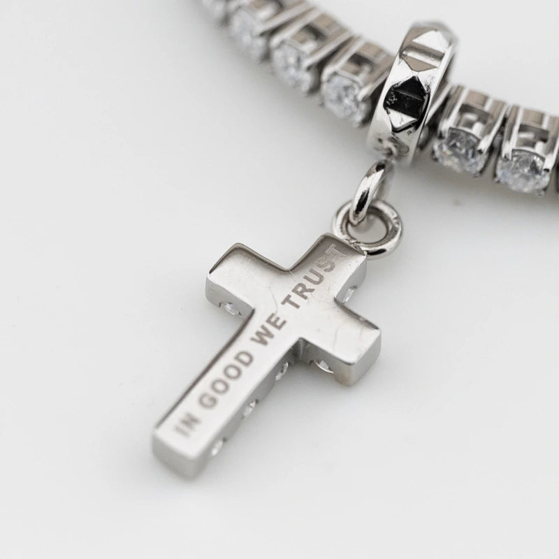 Bracciale John Richmond
Tennis Titanio Diamanti Lab Bianchi Croce JRTW01WW