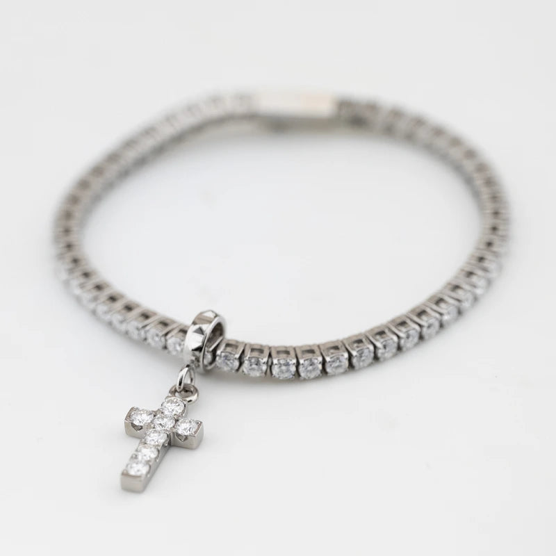 Bracciale John Richmond
Tennis Titanio Diamanti Lab Bianchi Croce JRTW01WW