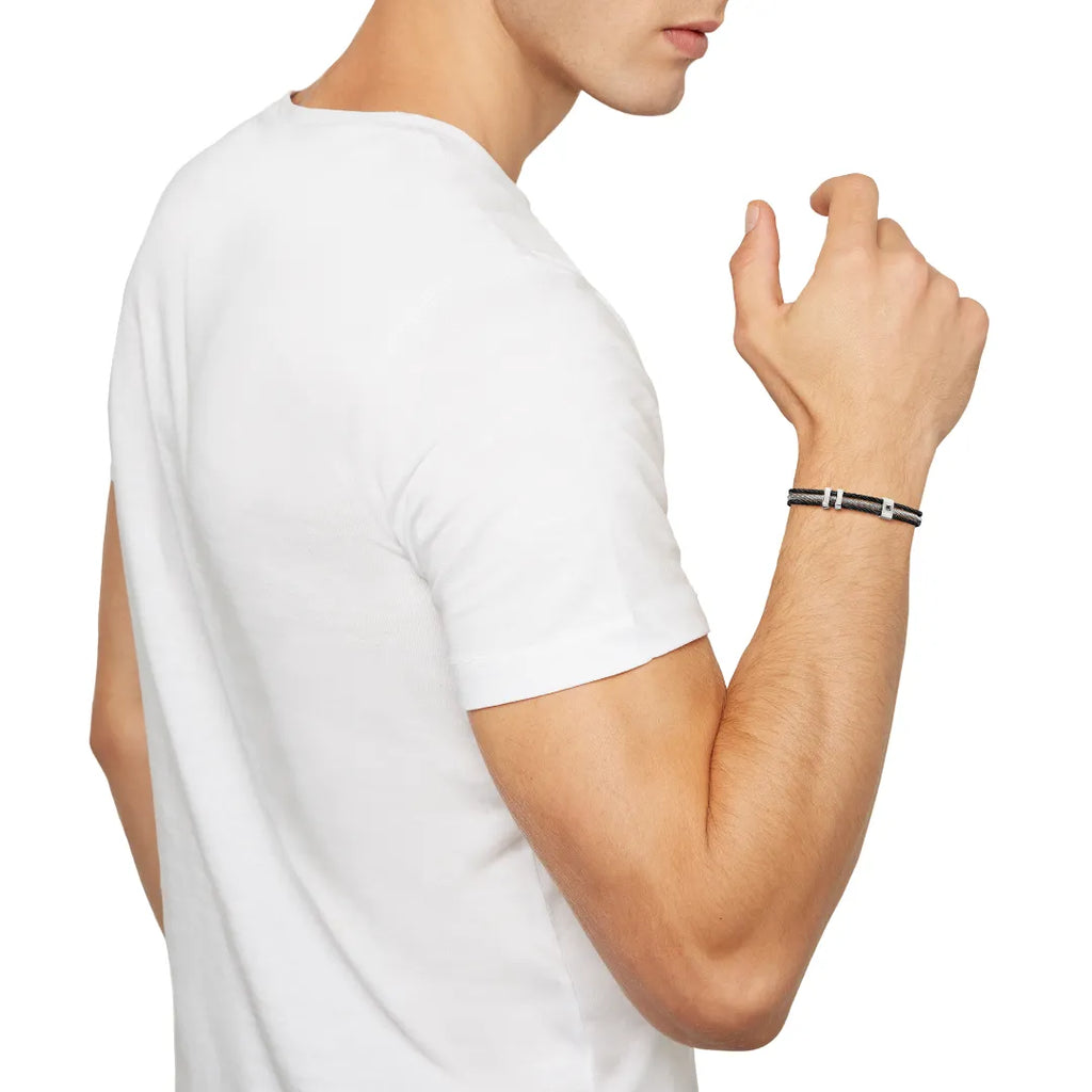 Bracciale Loop In Acciaio Bicolor  TJ3442