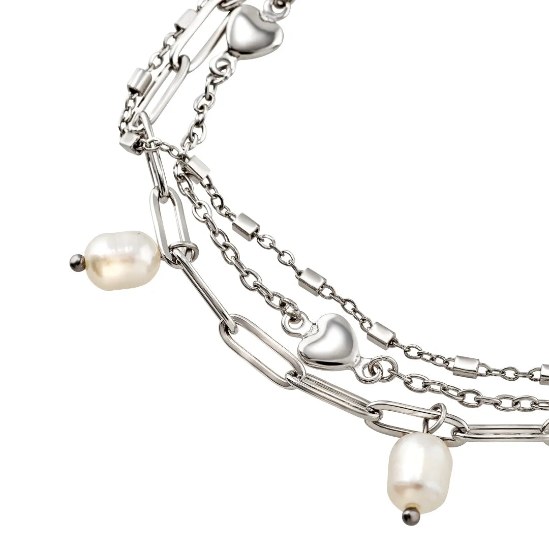 Bracciale Magnetica System Pearl'S Dream Acciaio TJ4234