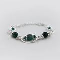 Bracciale Opera Collection Argento 925 e Pietre Verdi CHA506