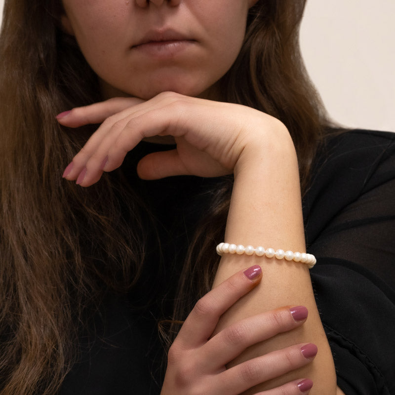 Bracciale Comete Gioielli Oro 750‰ Perle BRQ 112