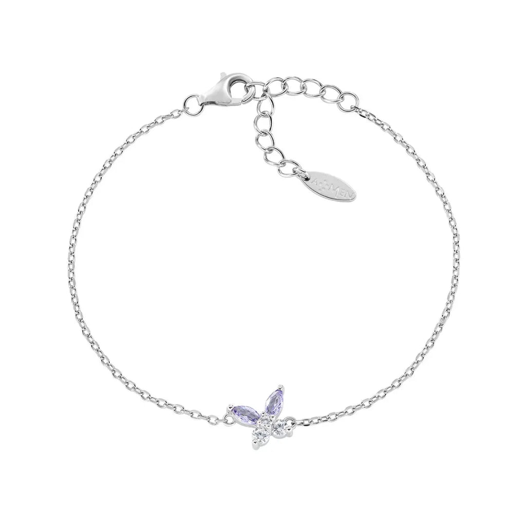 Bracciale Petali Lilla in Argento BRBUTBBLA