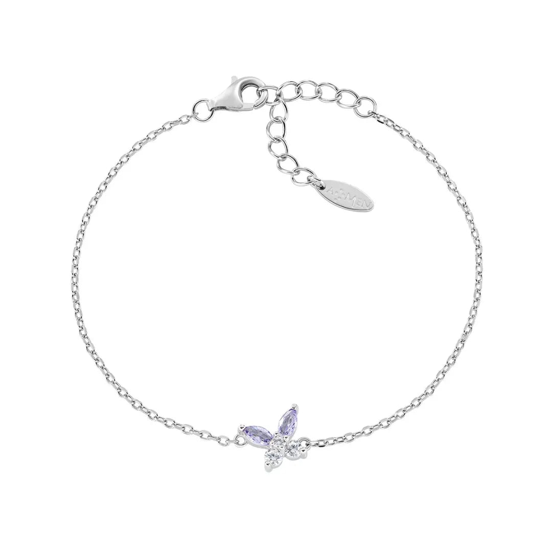 Bracciale Petali Lilla in Argento BRBUTBBLA