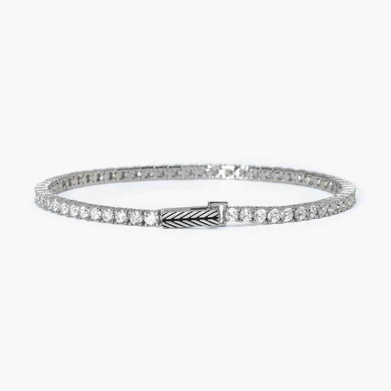 Bracciale Tennis Argento 925‰ Zirconi Mabina Gioielli 533695-M