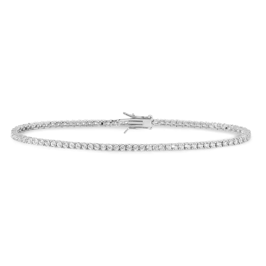 Bracciale "Tennis" Argento e Zirconi Bianchi BRA 175 M 17