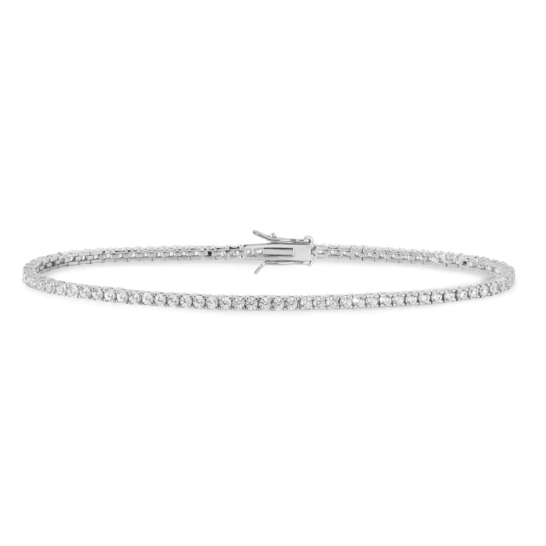 Bracciale "Tennis" Argento e Zirconi Bianchi BRA 175 M 17