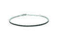 Bracciale tennis base bianca in Arg. 925 - BR1BN17