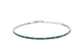 Bracciale tennis base bianca in Arg. 925 - BT1BVEB17