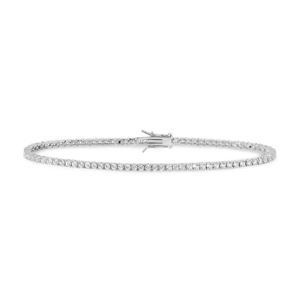 Bracciale Tennis Comete Gioielli Argento Zirconi Bianchi BRA 175 M16