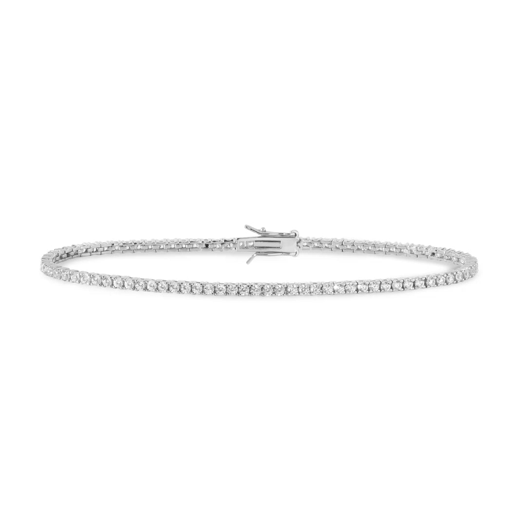 Bracciale Tennis Comete Gioielli Argento Zirconi Bianchi BRA 175 M16
