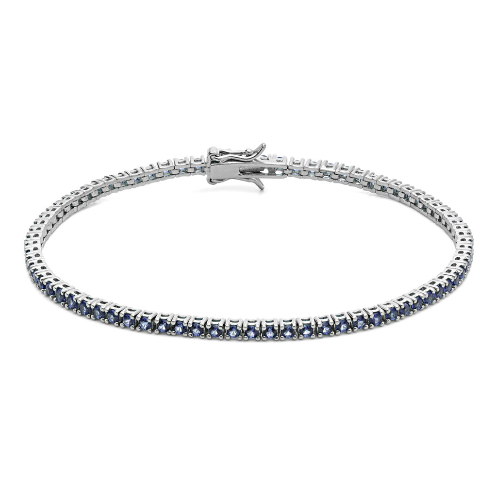 Bracciale Tennis Comete Uomo Argento Zirconi UBR 995 M19