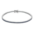 Bracciale Tennis Comete Uomo Argento Zirconi UBR 995 M19