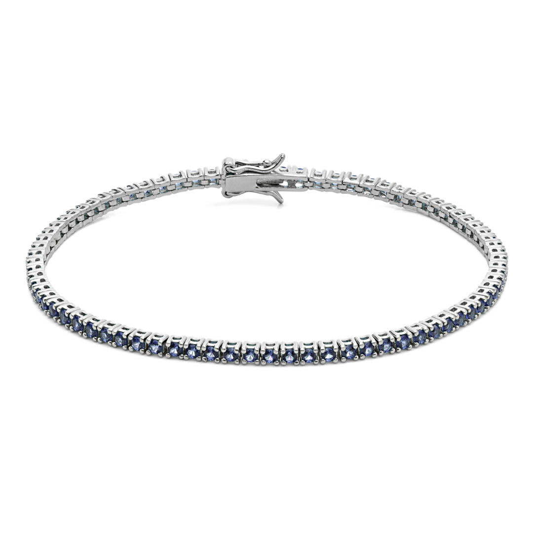 Bracciale Tennis Comete Uomo Argento Zirconi UBR 995 M19