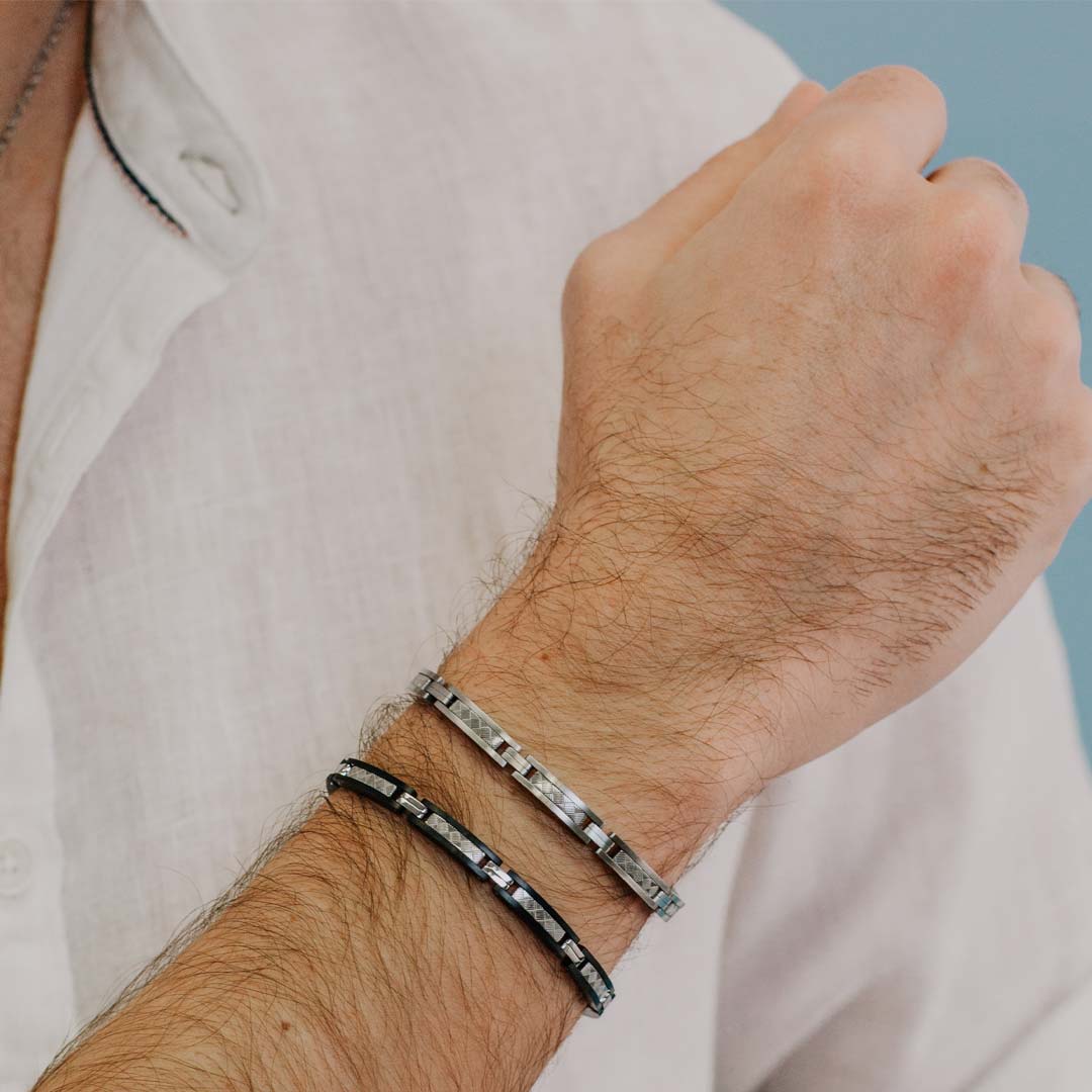 Bracciale Texture Comete Uomo UBR 980