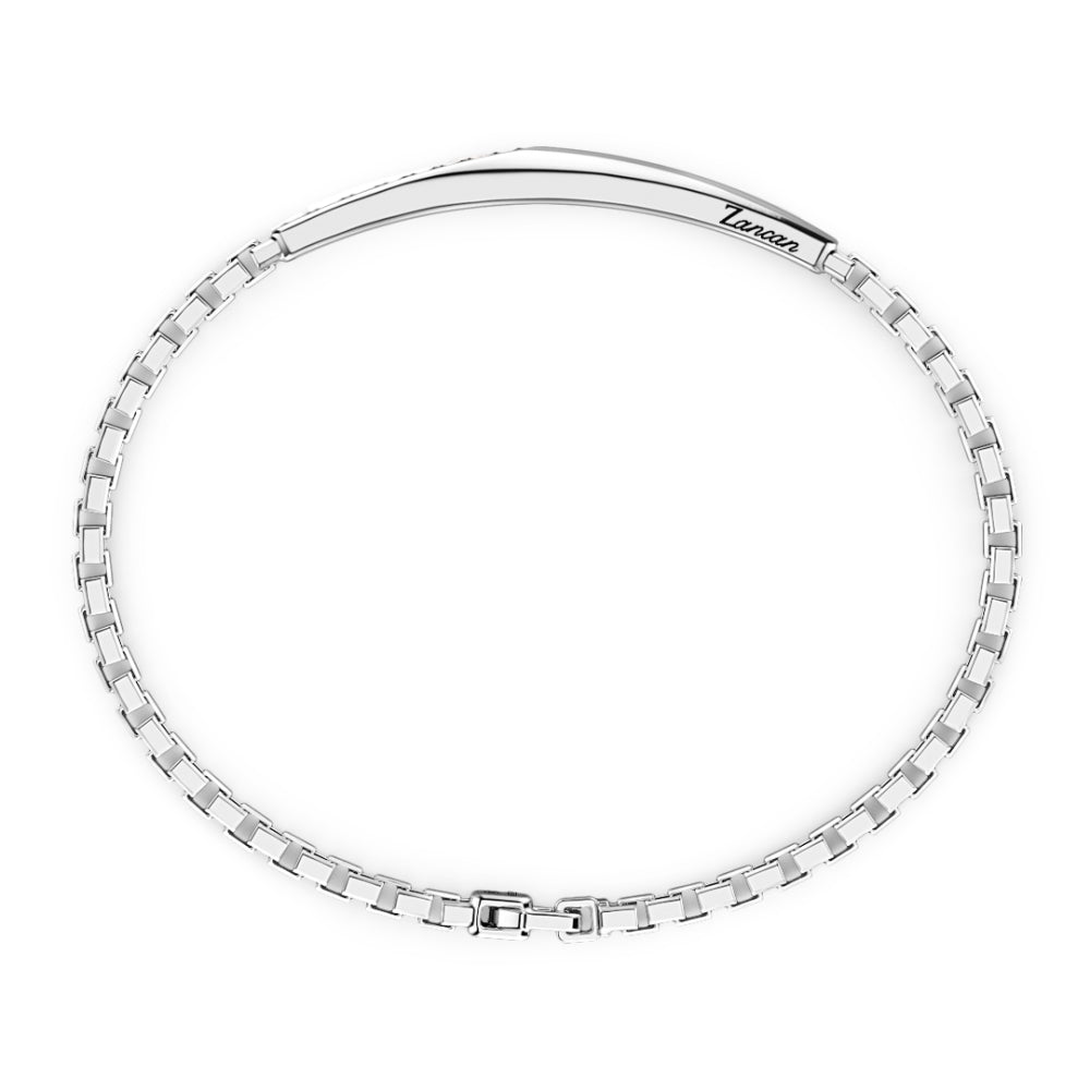 Bracciale Argento 925‰ Pietre Nere Spinelli Zancan EXB820-MA