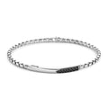Bracciale Argento 925‰ Pietre Nere Spinelli Zancan EXB820-MA