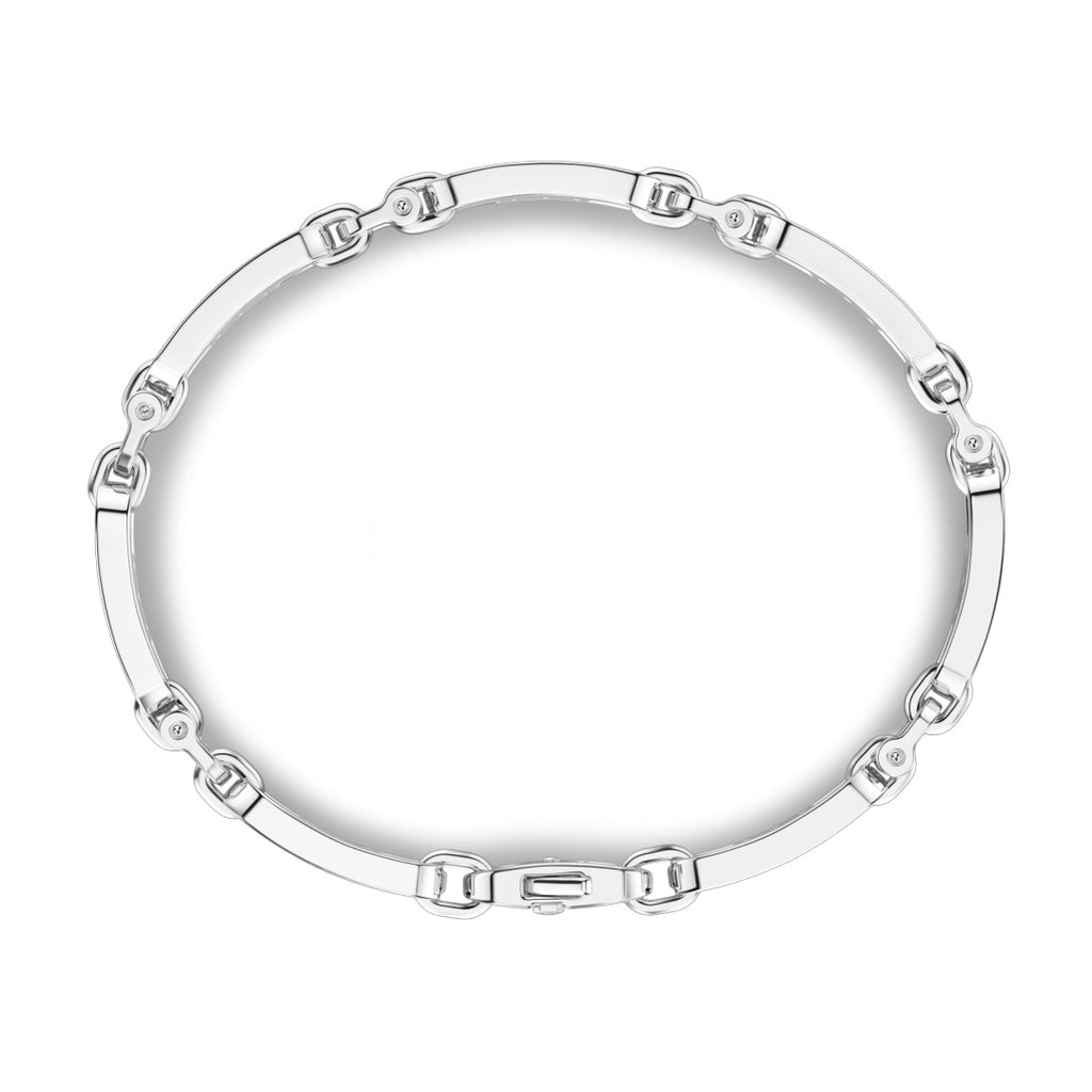 Bracciale Zancan Argento Spinelli Neri ESB226