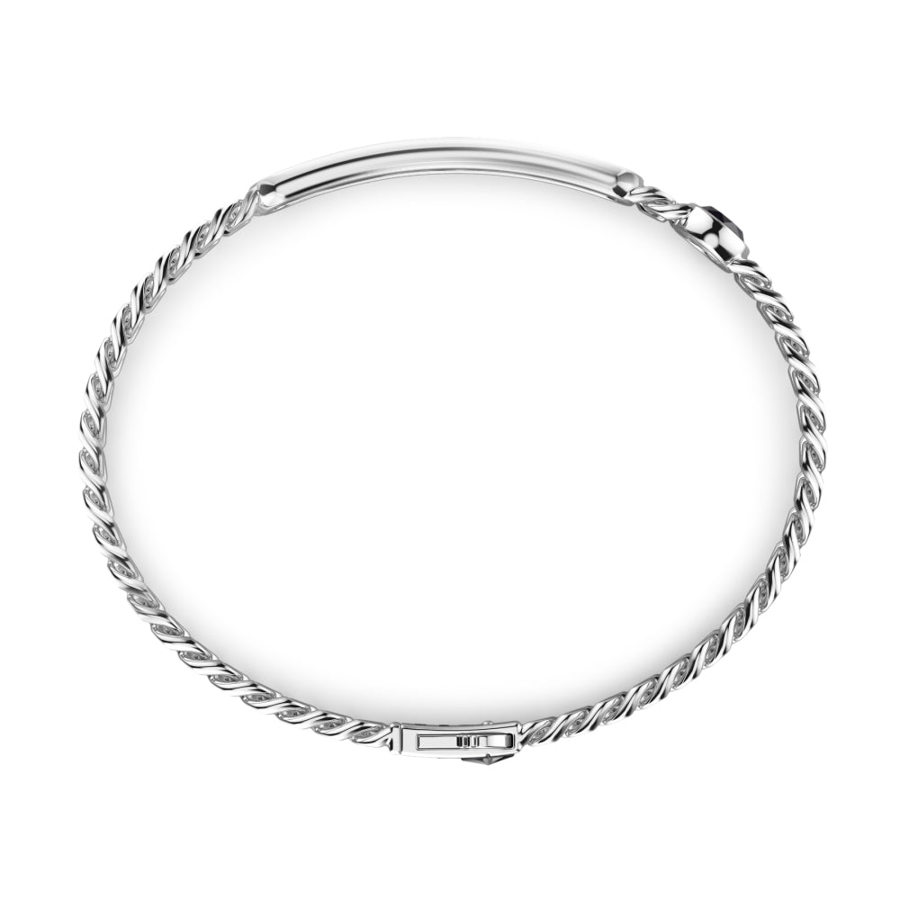 Bracciale Grumette Argento 925‰ e Onice Zancan EXB971
