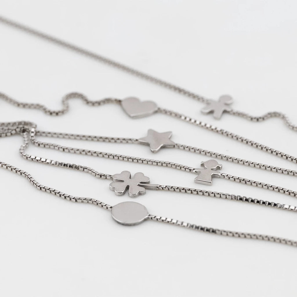 Bracciale Saldato Forever Yours Argento 925‰ Con Charm