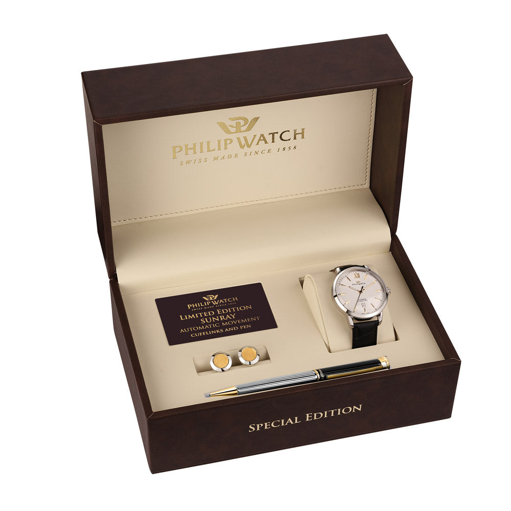 Bundle Orologio Sunray Pelle Philip Watch R8221180017
