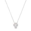 Collana Amen Mini Doppia Croce con Zirconi Bianchi Argento 925 CLCRREBBBZ3
