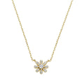 Collana Amen Mini Margherita Pavé Argento 925 Dorata CLFIPGBZ3