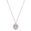 Collana Amen Royal Lady Zircone con Morganite Argento 925 CLLDGBBMO