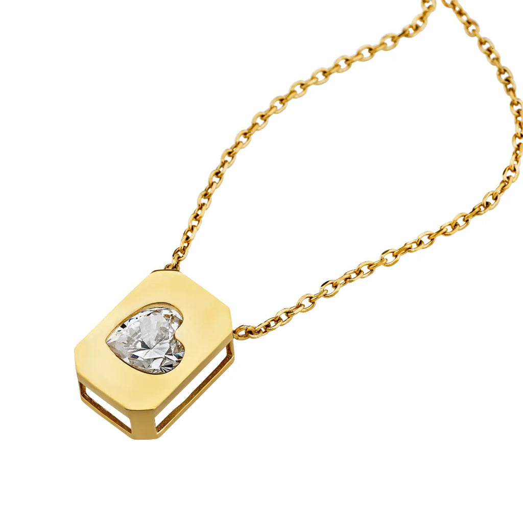 Collana Amor Lux Acciaio Dorato TJ4087