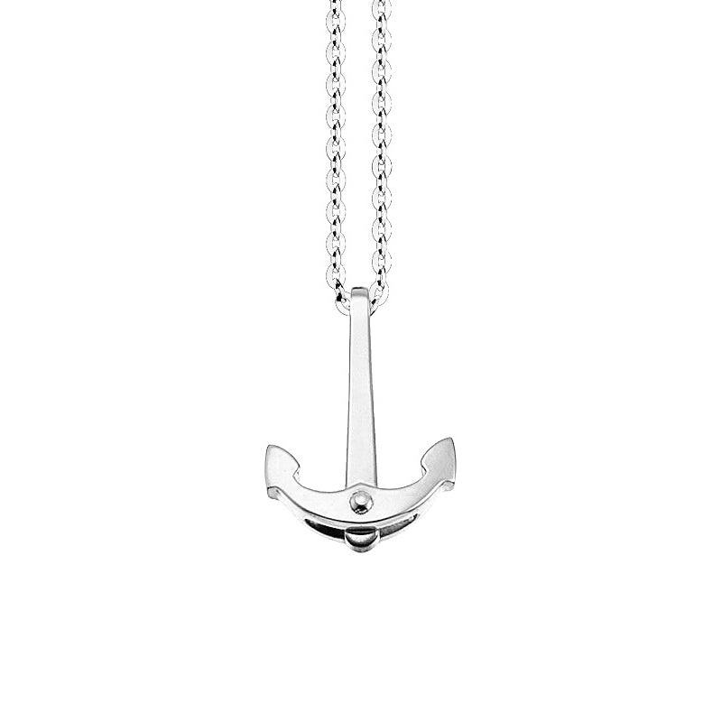 Collana Gioiello Argento 925‰ Pendente Ancora Zancan ESC147