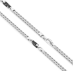 Collana Gioiello Argento 925‰ e PVD Nero Zancan ESC059
