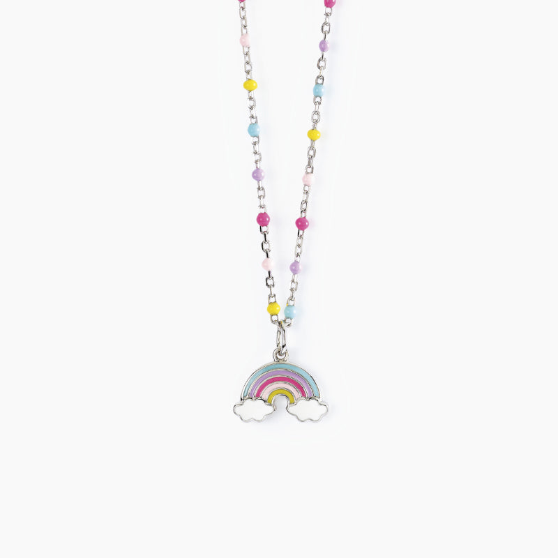 Collana Gioiello Bambino Arcobaleno E Inserti Argento 925‰ Mabina Gioielli 553414