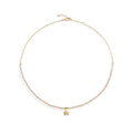 Collana Bimbo Perle Oro Giallo 375‰ Diamante LeBebé LBB820