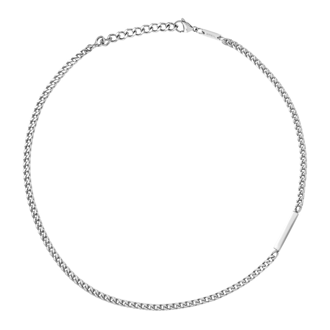 Collana Breil Groovy Argentato TJ4141