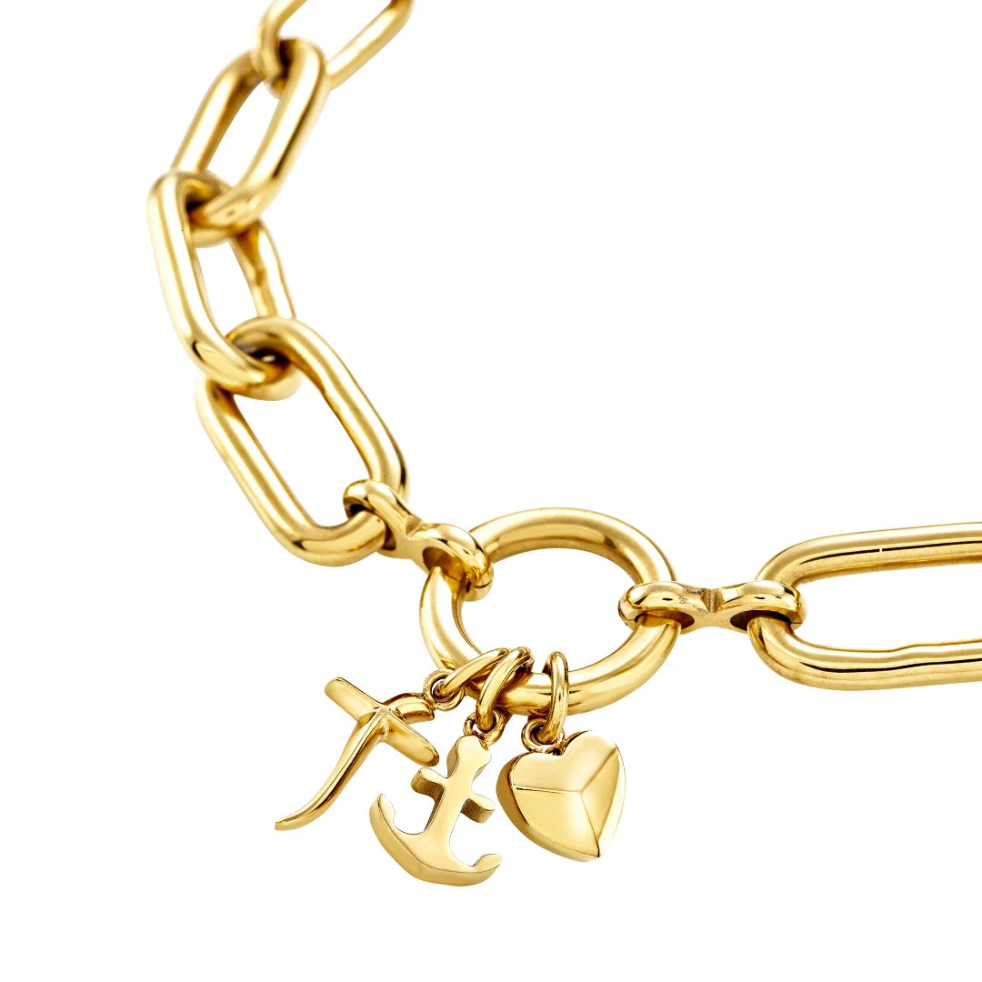 Collana Breil Love Ties Dorato TJ4074