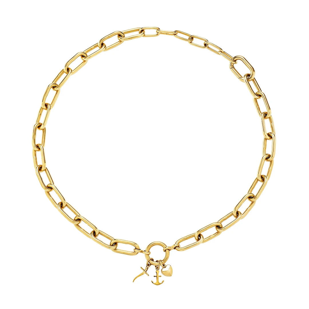 Collana Breil Love Ties Dorato TJ4074