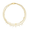 Collana Breil Magnetica System Acciaio Dorato e Perla di Fiume TJ3761
