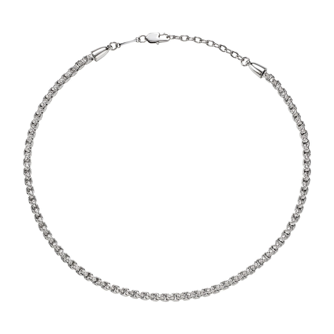Collana Breil Rubus Argentato TJ4142