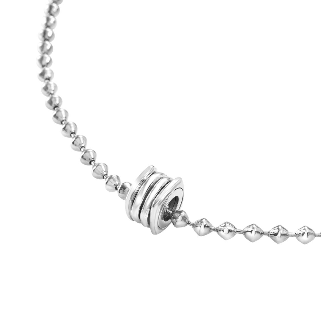 Collana Breil Tetra Argentato TJ4115