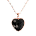 Collana Bronzallure Cuore Onice Nera WSBZ00048LGB