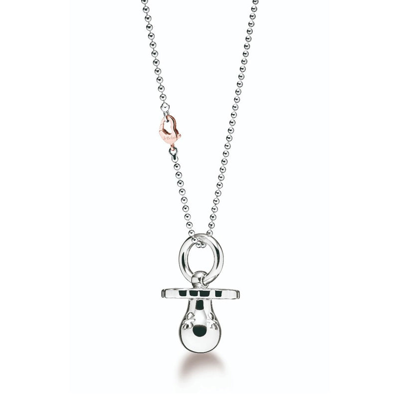 Collana Ciondolo Ciuccio Suonamore Argento 925‰ Diamante LeBebé SNM001-RS