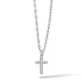 Collana Comete Uomo Croce Argento 925 con Zirconi Bianchi Small UGL 727