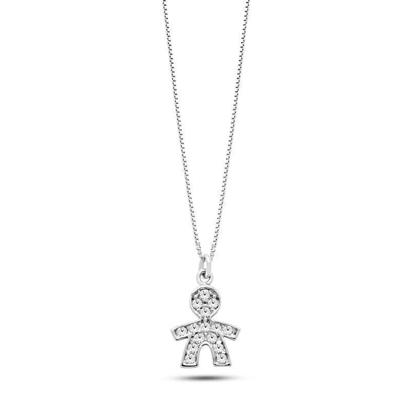 Girocollo Gioiello Bimbo Oro 750‰ Zirconi Ambrosia AGZ 316