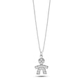 Girocollo Gioiello Bimbo Oro 750‰ Zirconi Ambrosia AGZ 316