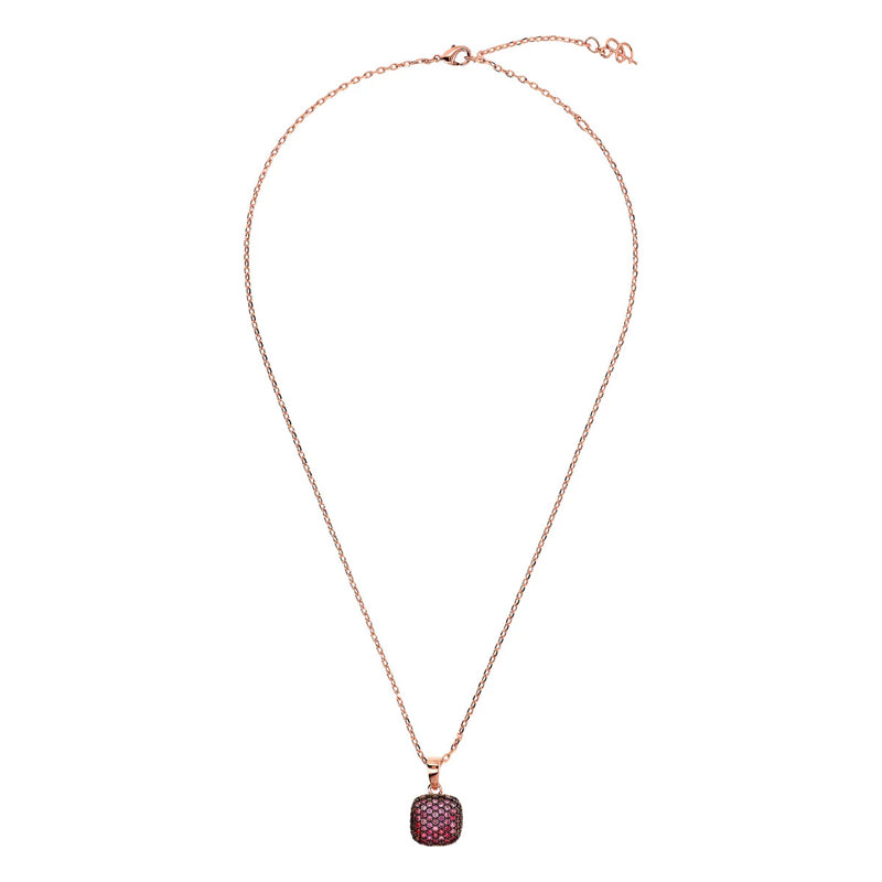 Collana Gioiello Pendente Pavé Cubic Zirconia Bronzallure WSBZ00617.ROSE
